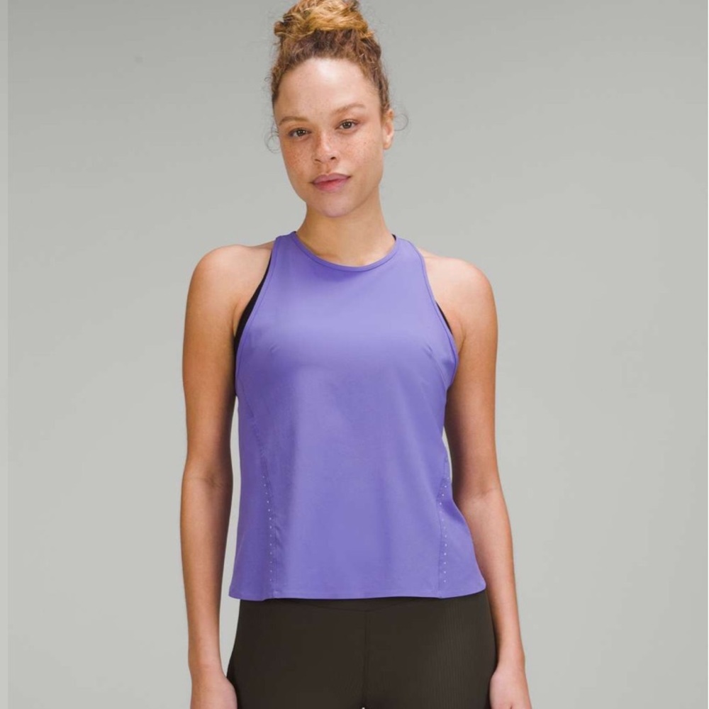 Lululemon Lightweight Stretch Running Tank Top size 8 in Purple